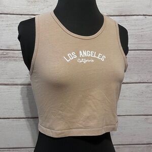 Papaya Women's Cropped Top Large, Summer Tanks, Summer Wear, Los Angeles Tank